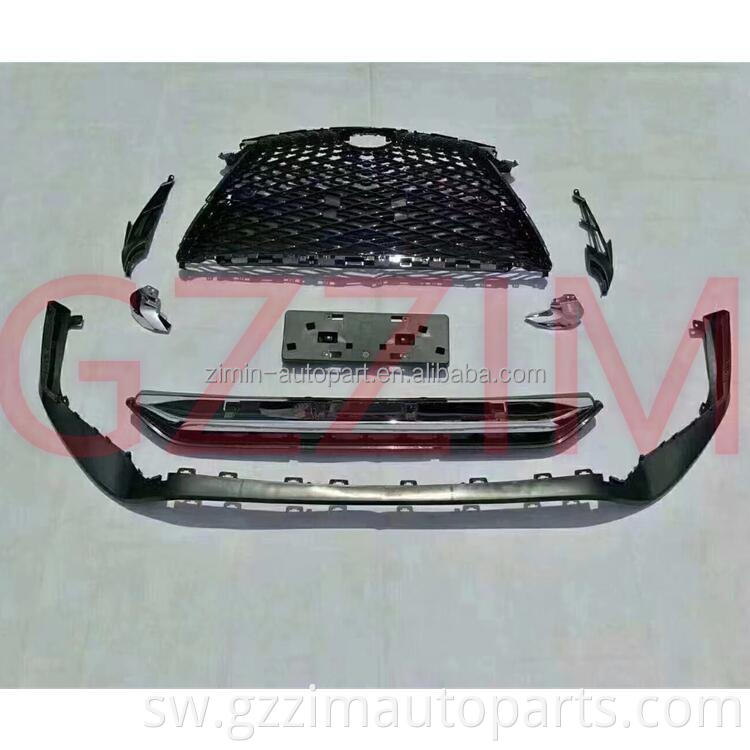 2019-2021 LX RX Upgrade To F-sport Front Spoiler & Grille Set